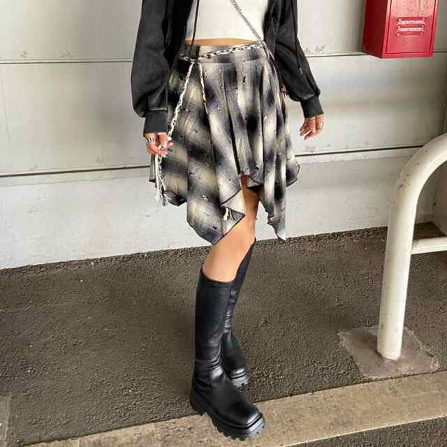 ダメージチェックイレヘムスカート