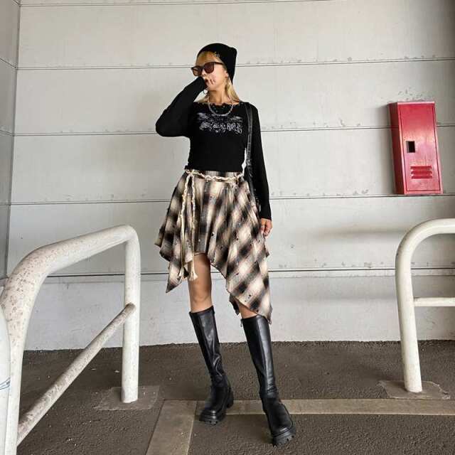 ダメージチェックイレヘムスカート