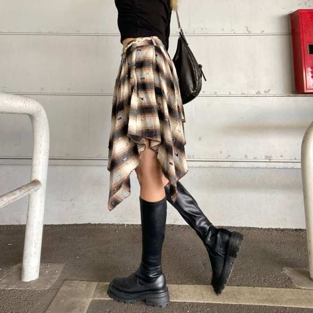 ダメージチェックイレヘムスカート