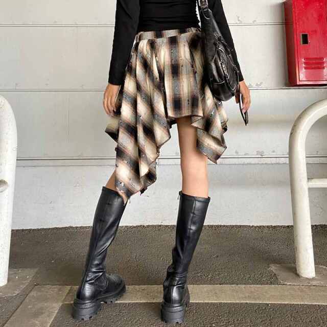 ダメージチェックイレヘムスカート