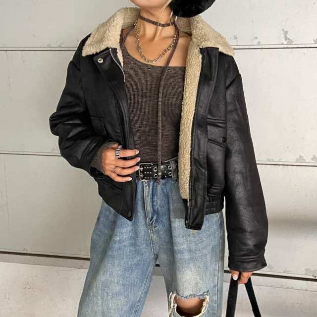 ボアボンバージャケット