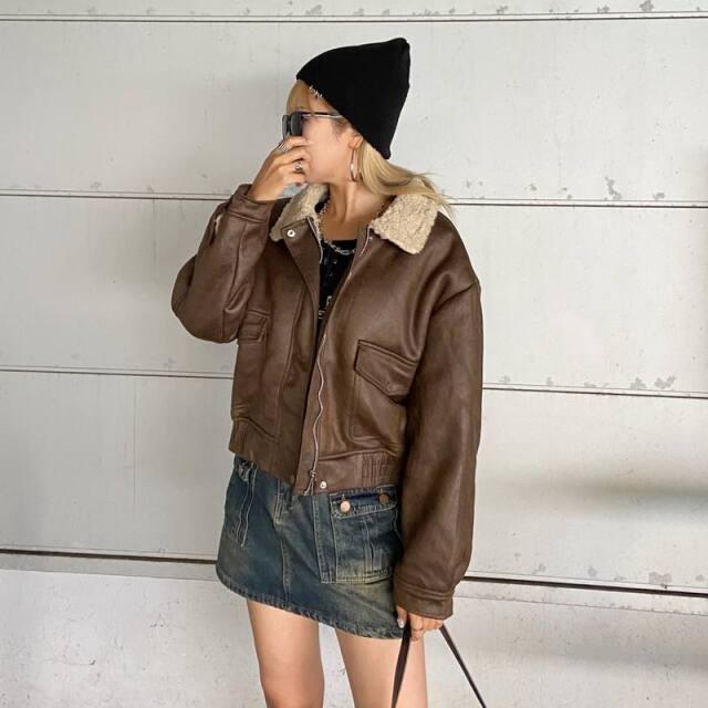 ボアボンバージャケット