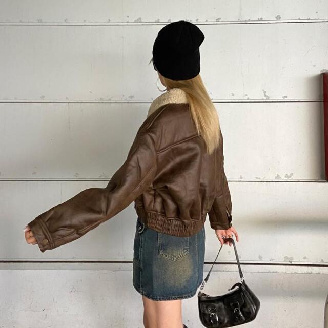 ボアボンバージャケット