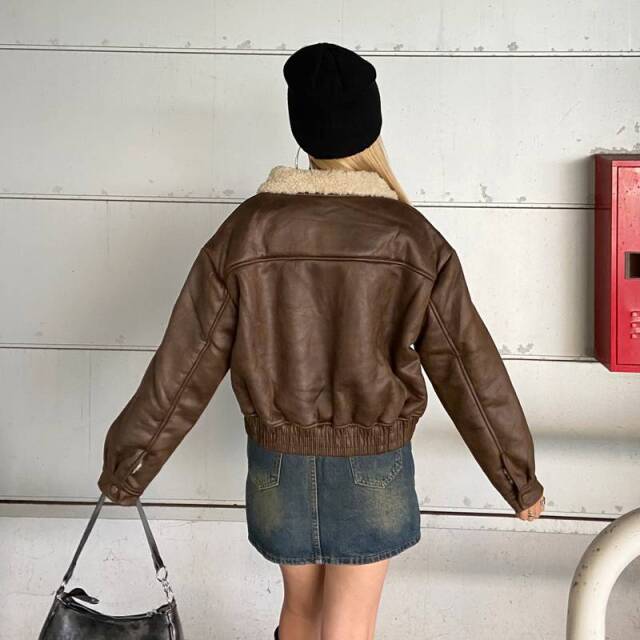 ボアボンバージャケット