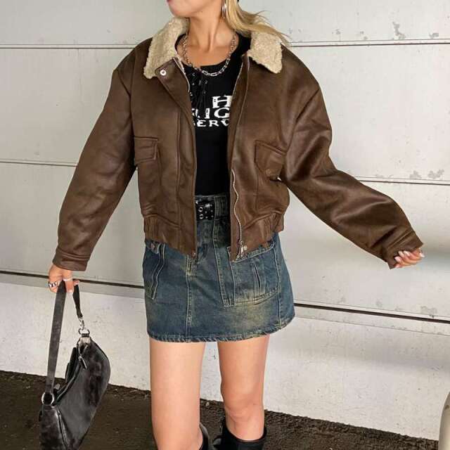 ボアボンバージャケット