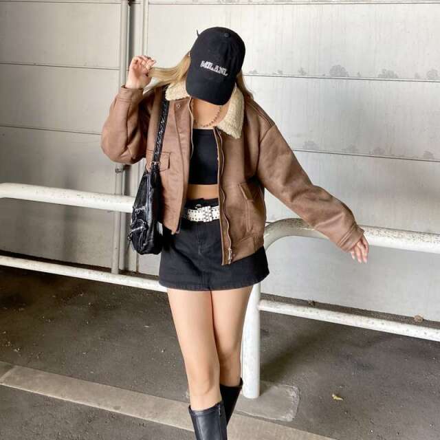 ボアボンバージャケット