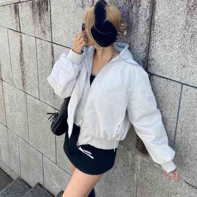 フードミセカケスリーブドロストジャケット