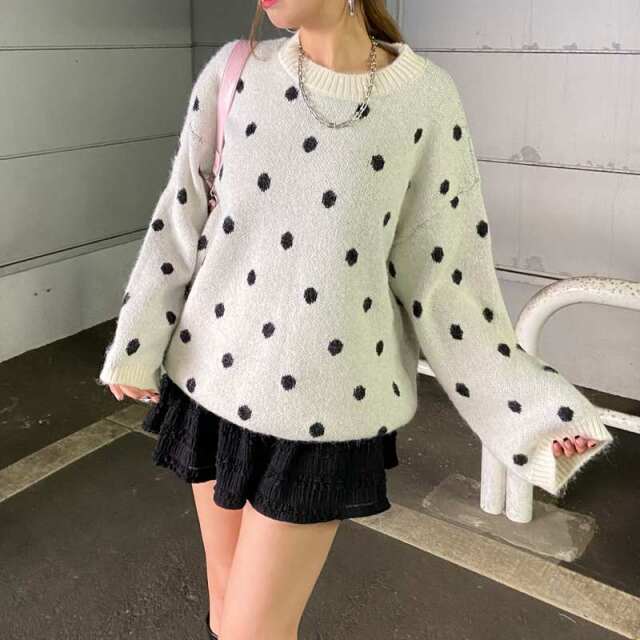 ドットニットプルオーバー