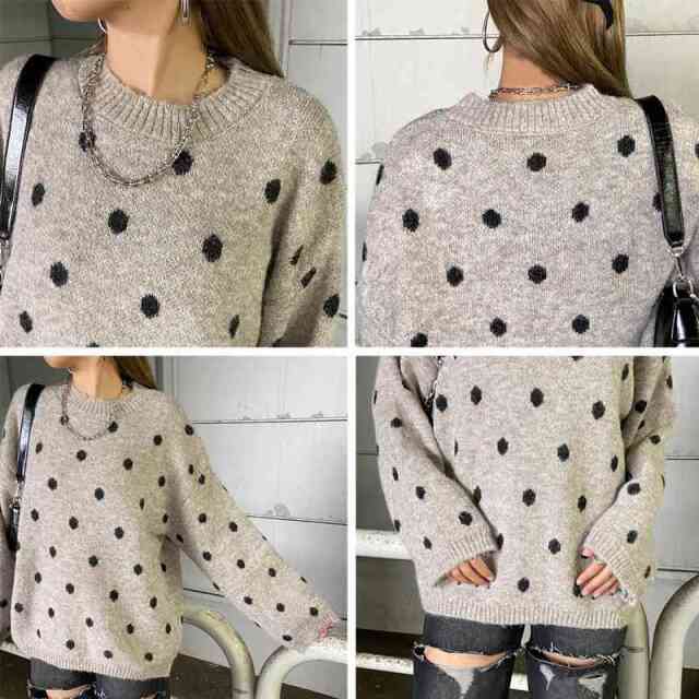 ドットニットプルオーバー