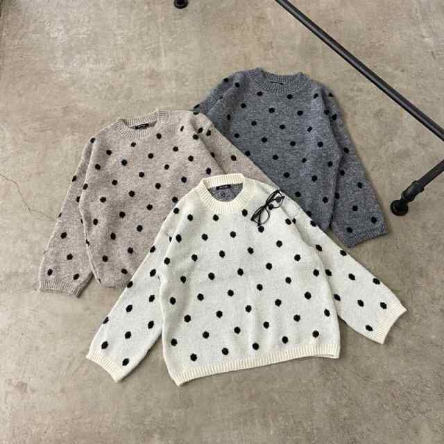 ドットニットプルオーバー