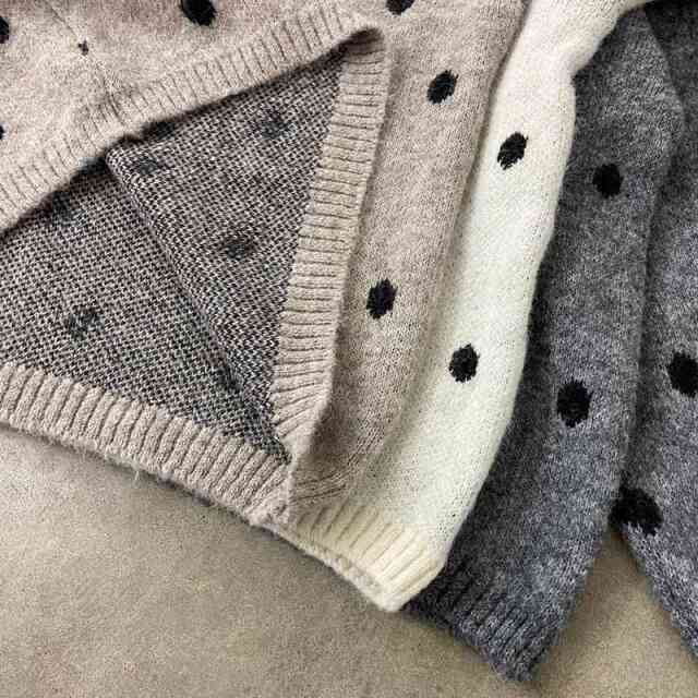 ドットニットプルオーバー