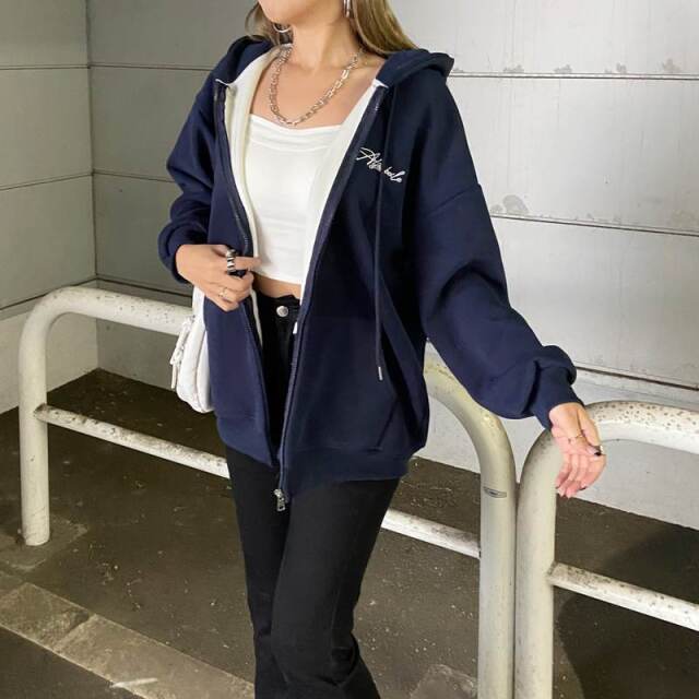 裏起毛フードロゴビッグパーカー