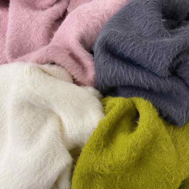 シャギーフードプルオーバー