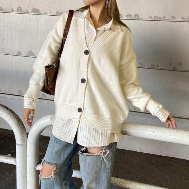 カーディガン・シャツセット