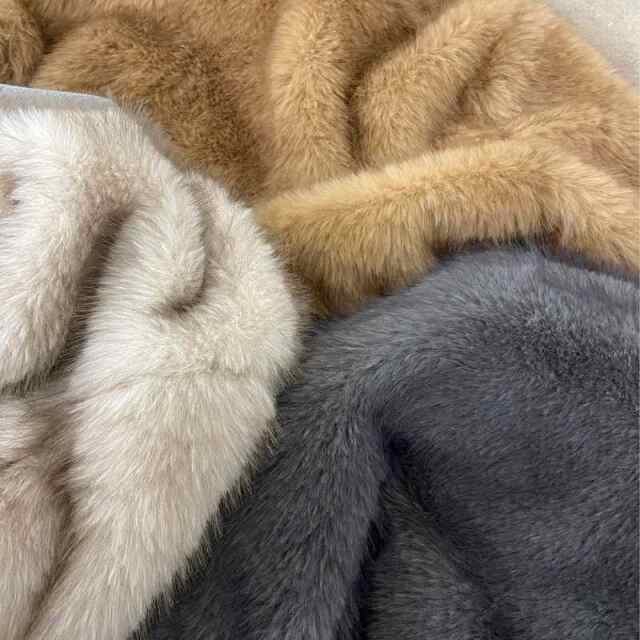 パーカーアンサンブル風ファーブルゾン