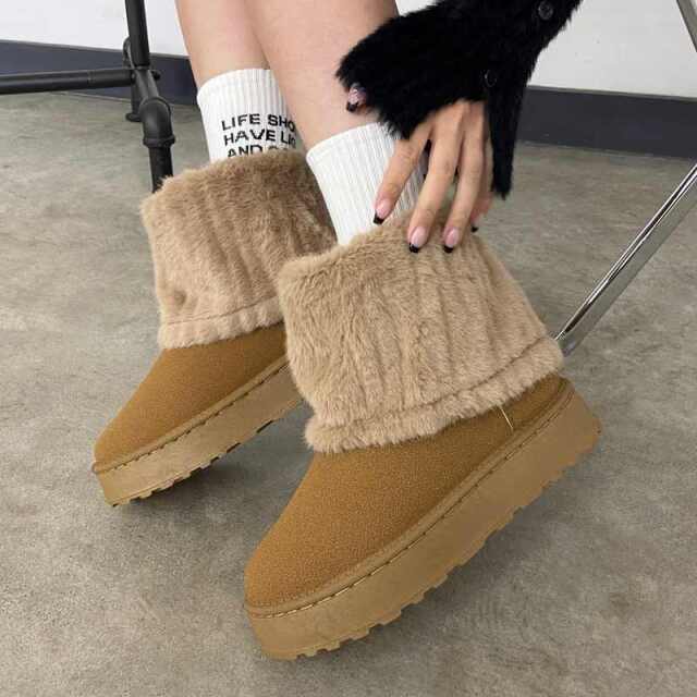 ルーズファームートンブーツ