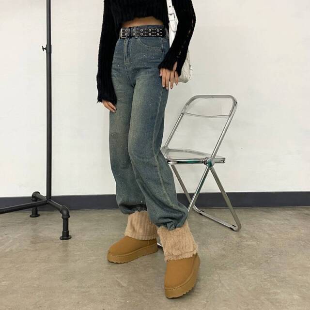 ルーズファームートンブーツ