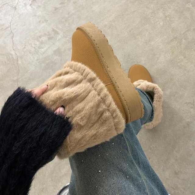 ルーズファームートンブーツ