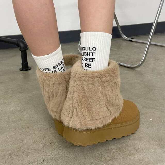 ルーズファームートンブーツ