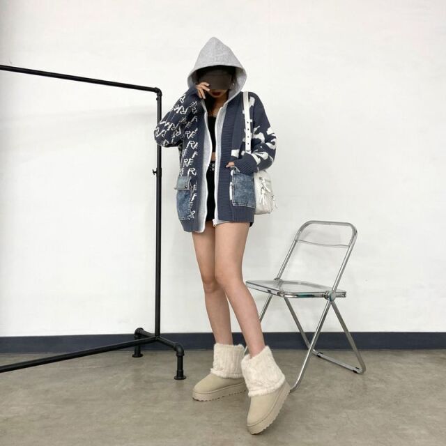 ルーズファームートンブーツ