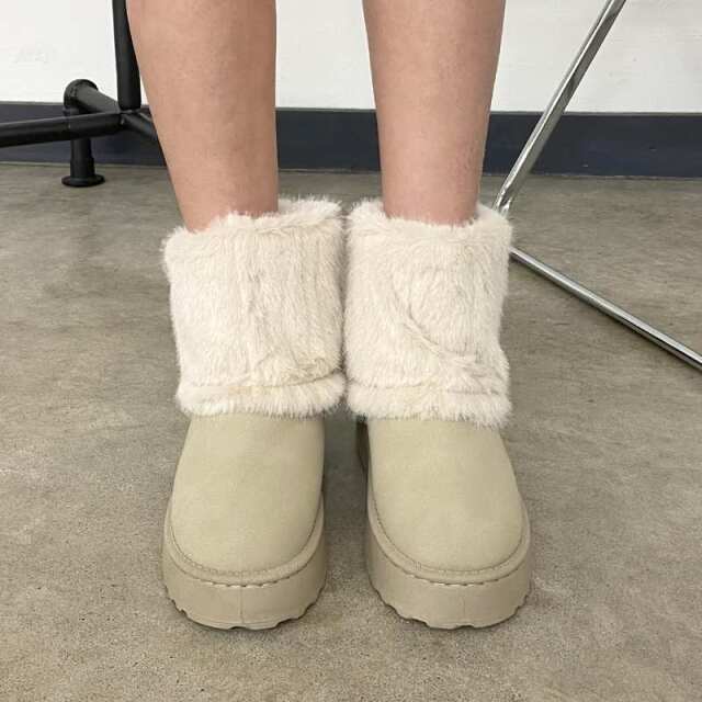 ルーズファームートンブーツ