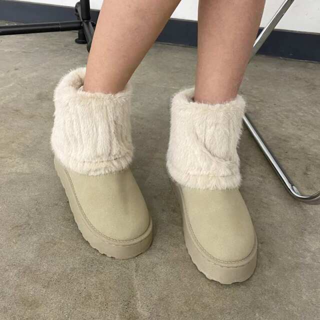 ルーズファームートンブーツ