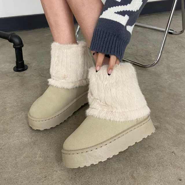 ルーズファームートンブーツ