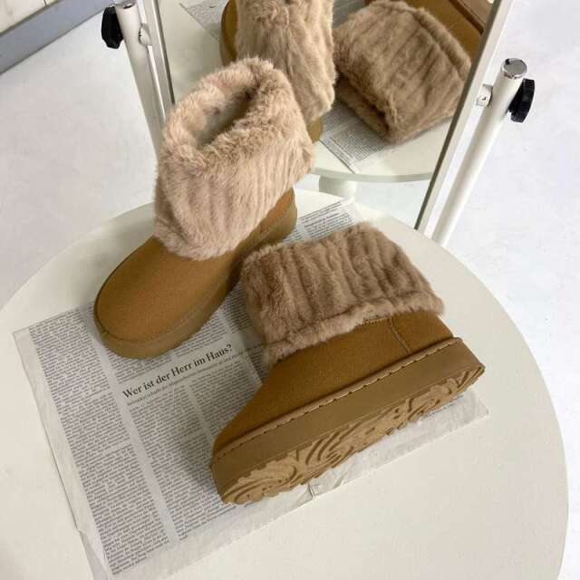 ルーズファームートンブーツ