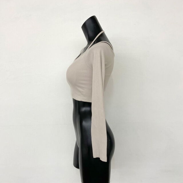 2連リブトップス