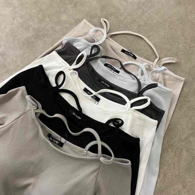 2連リブトップス