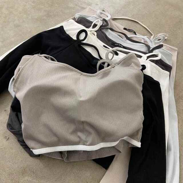 2連リブトップス