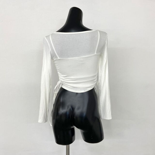 インナー付きサイドドロストトップス