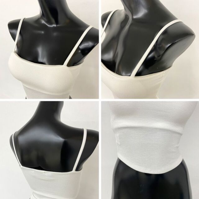 インナー付きサイドドロストトップス