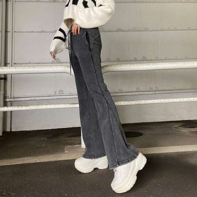 ブリーチフレアパンツ