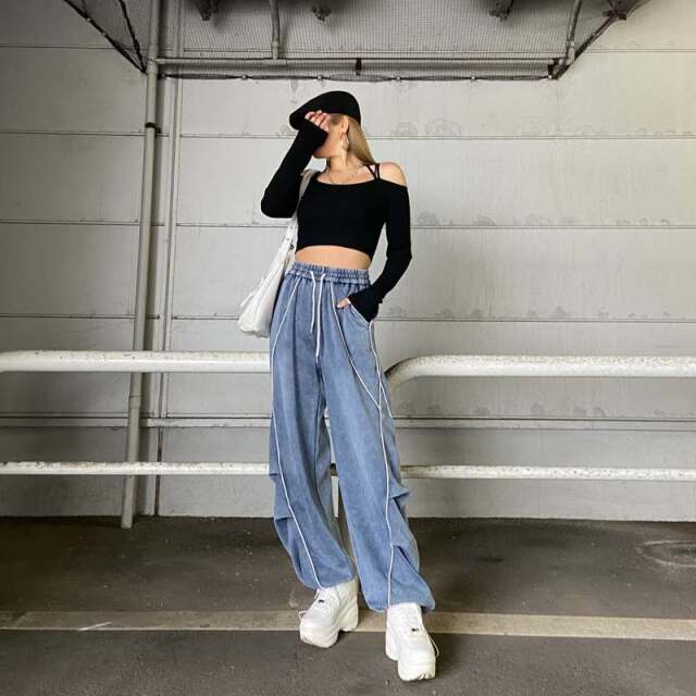 ブリーチラインカットパンツ