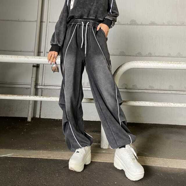 ブリーチラインカットパンツ