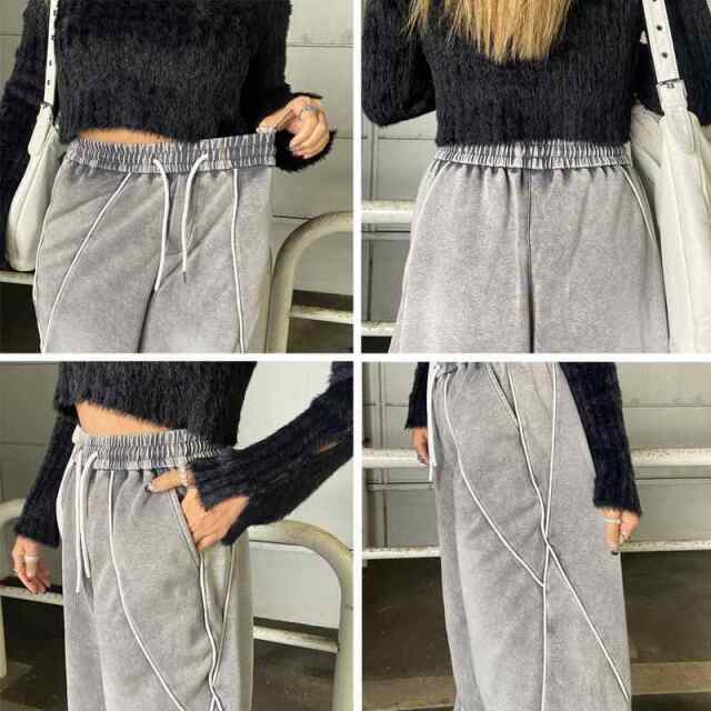 ブリーチラインカットパンツ