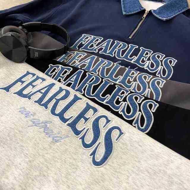 デニムロゴZIPチュニック