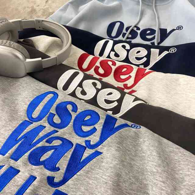 ビッグロゴ刺繍フードチュニック