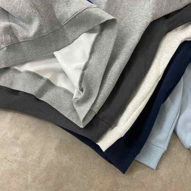 ビッグロゴ刺繍フードチュニック