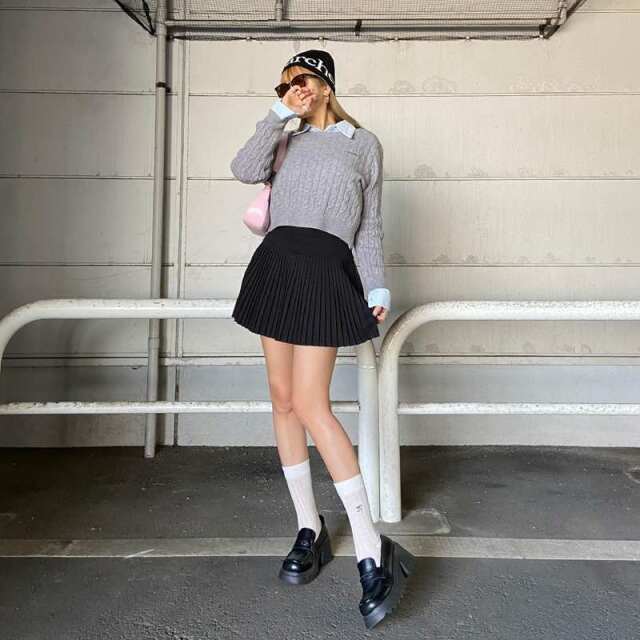 プリーツスカート