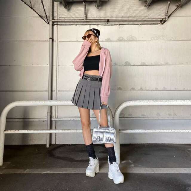 ショートZIPパーカー