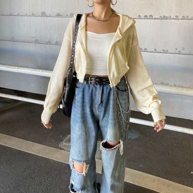 ショートZIPパーカー