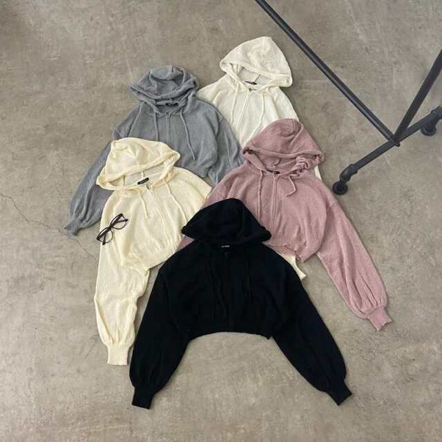 ショートZIPパーカー