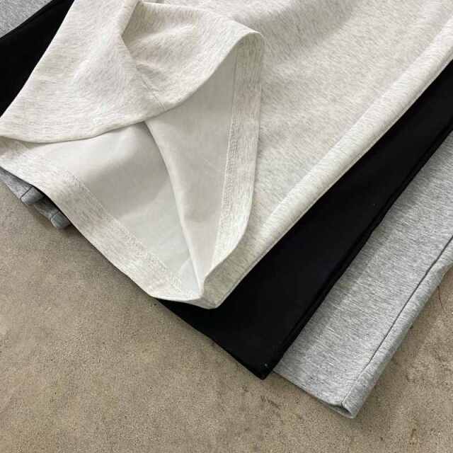 サイドレースアップカットワイドパンツ