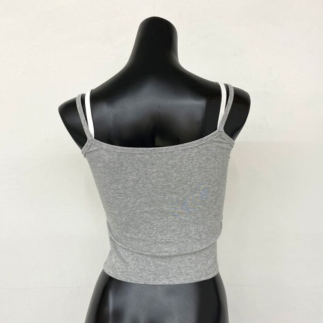 シルバーボタンアンサンブル風キャミソール