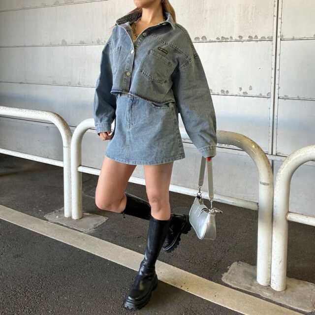 ショートジャケット・スカートセットアップ