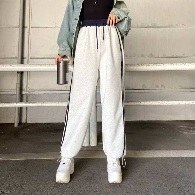 配色ラインカットパンツ
