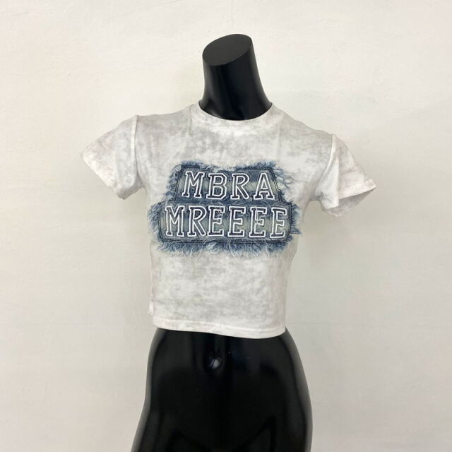 デニムロゴショートTシャツ
