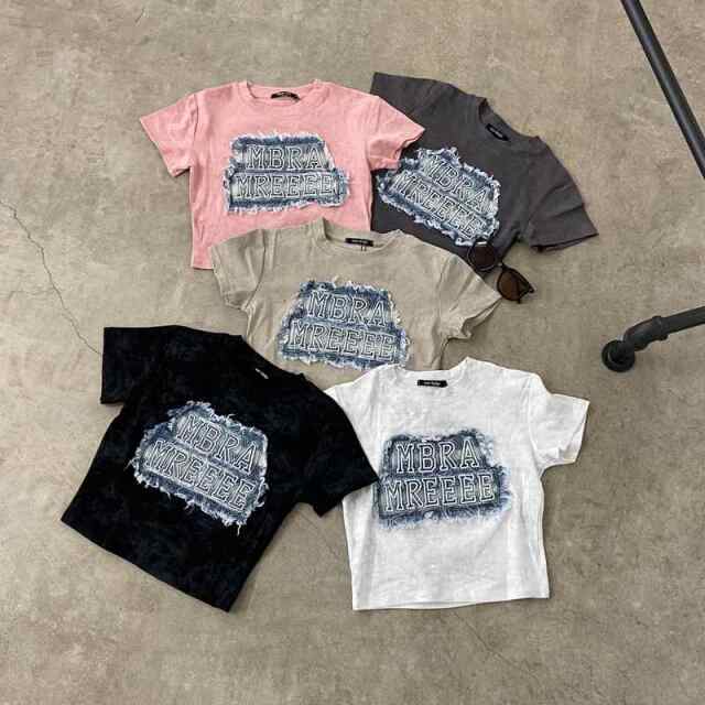 デニムロゴショートTシャツ